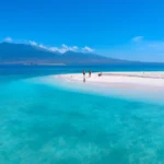 Kids playing on the beach at Gili Kondo in East Lombok