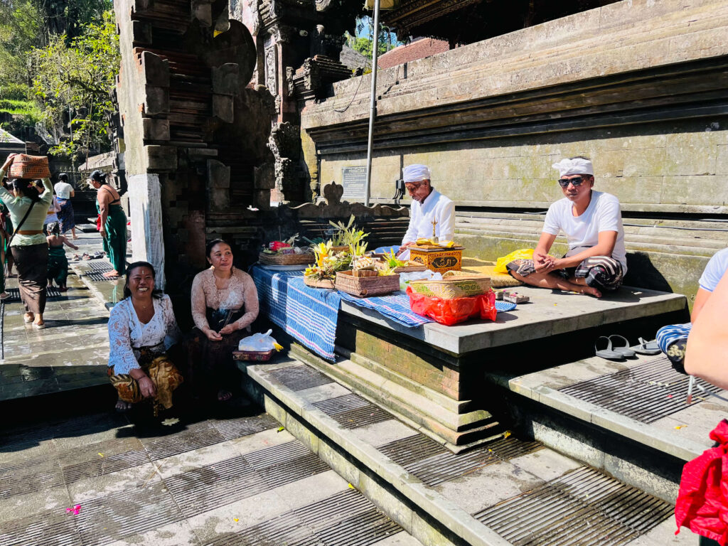 Balinese people are very welcoming to kids