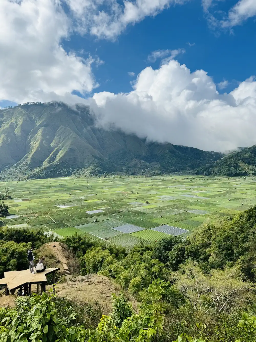 📸 Uitzicht bij Bukit Selong in Noord-Lombok met kinderen
