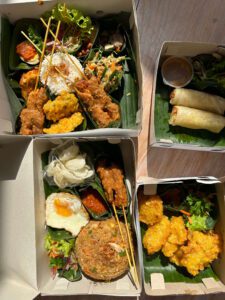 All kind of different food options for kids in Bali