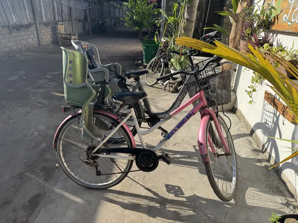 Boodschappen doen in Mataram voordat we naar de Gili's gaan met kinderen