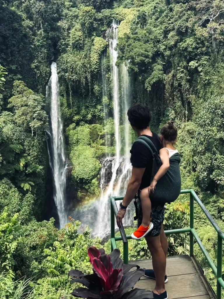 Sekumpul Waterfall met kinderen in Bali