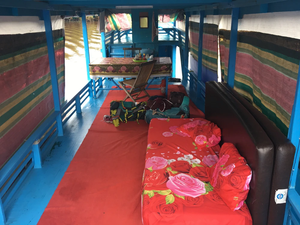 Tanjung Puting national park boot waar we sliepen om orang-oetans te zien