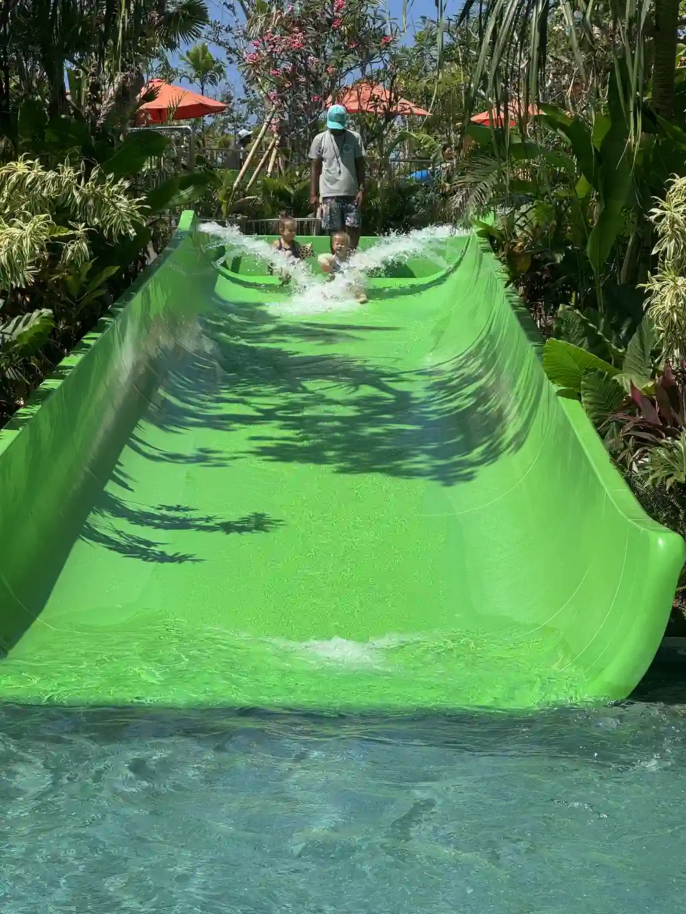 New slide at Waterbom Bali, one of the top things to do in Bali with kids