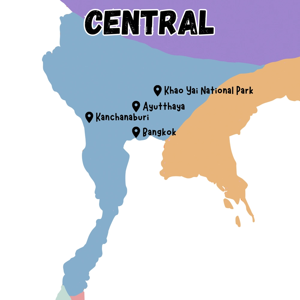 Wat is de beste tijd om Centraal-Thailand te bezoeken met kinderen