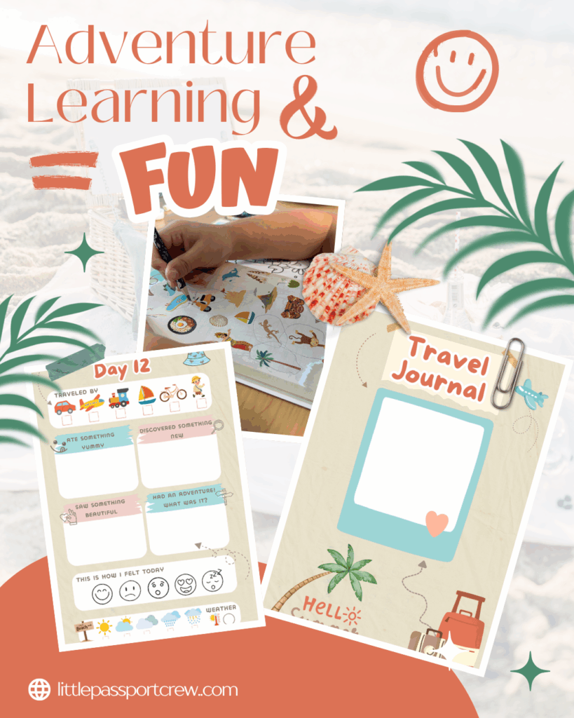 Reisdagboek voor Kinderen – Printbaar PDF-bestand