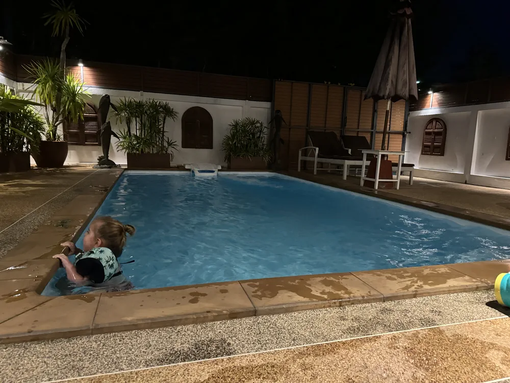 Villa met privézwembad in Ao Nang tijdens een vakantie met kinderen