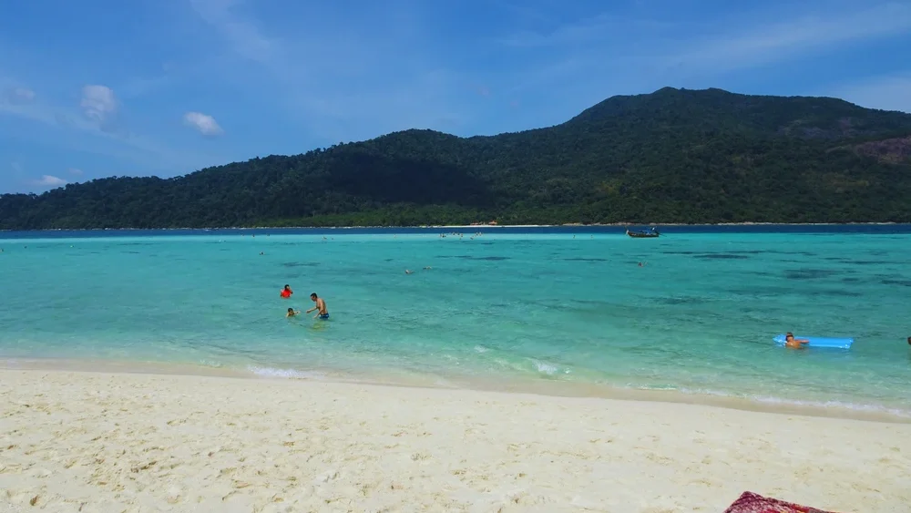 Our favorite beach in Thailand with kids - sunrise beach in Loh Lipe