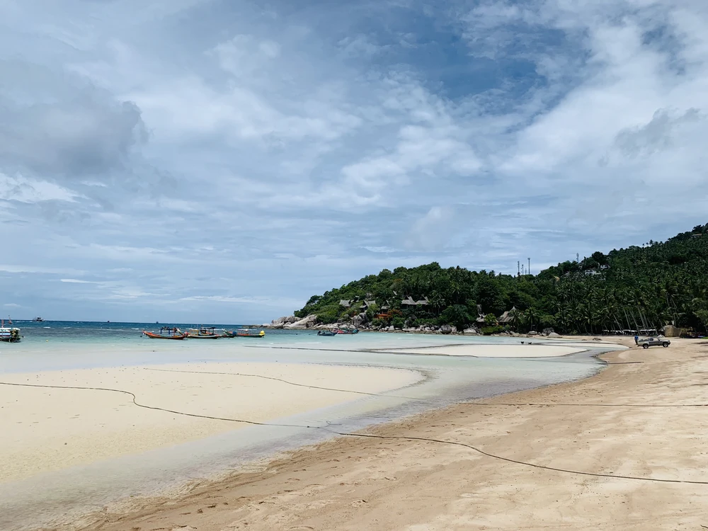 Sairee beach, one of the best beaches in Thailand with kids