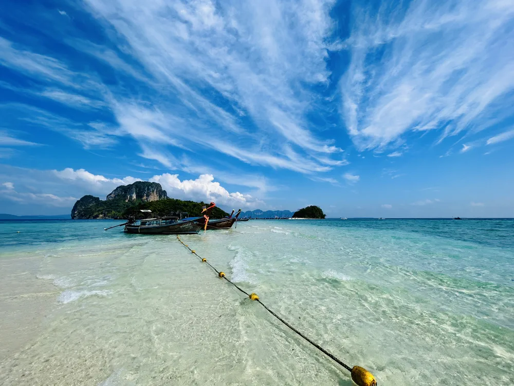 Visiting Tub Island with kids during a 4 Island Tour from Ao Nang