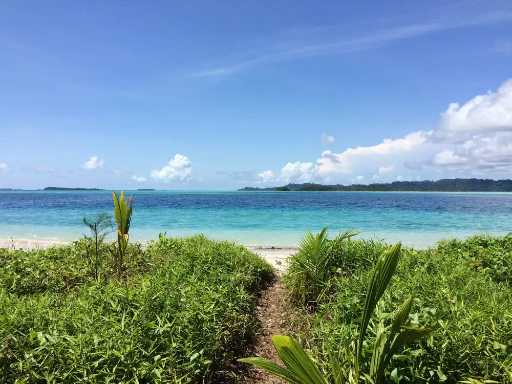 Tailana beach in Banyak Islands Sumatra Indonesia