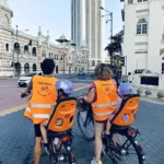 Family-friendly bike tour in Kuala Lumpur with kids