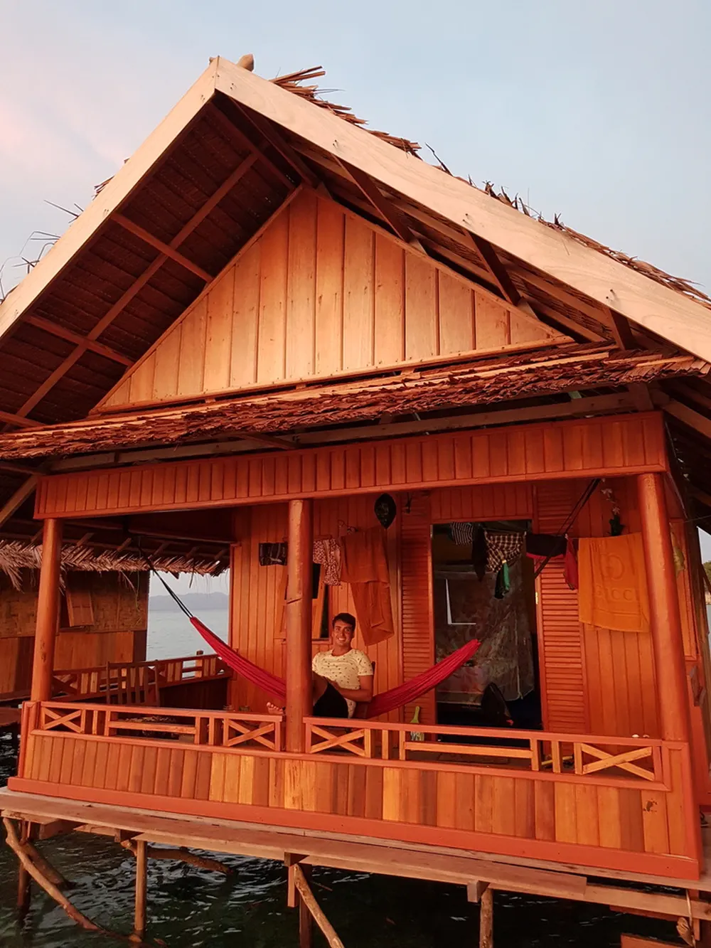 Overwater bungalow accommodation in Raja Ampat Indonesia