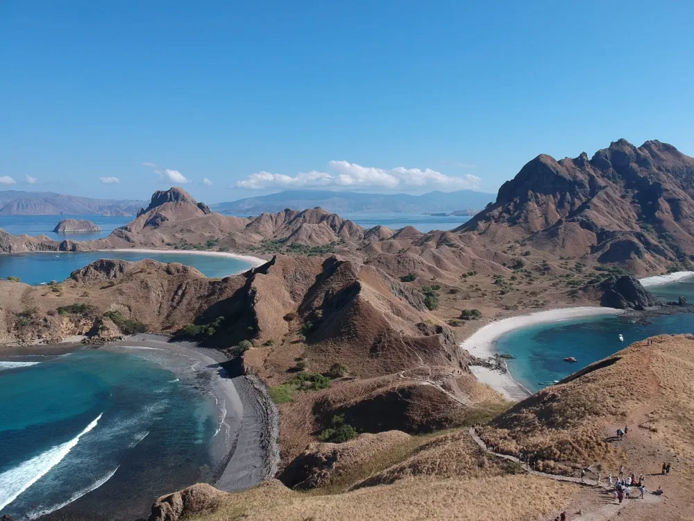 Padar Island viewpoint Komodo National Park Indonesia