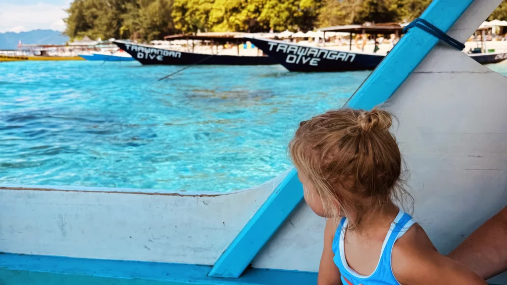 Snorkel trip from Gili Trawangan with kids