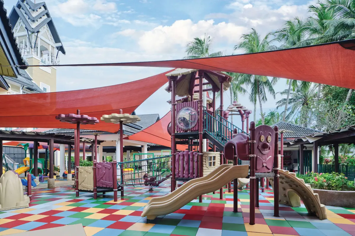 children playground at Angsana Laguna Phuket family friendly resort