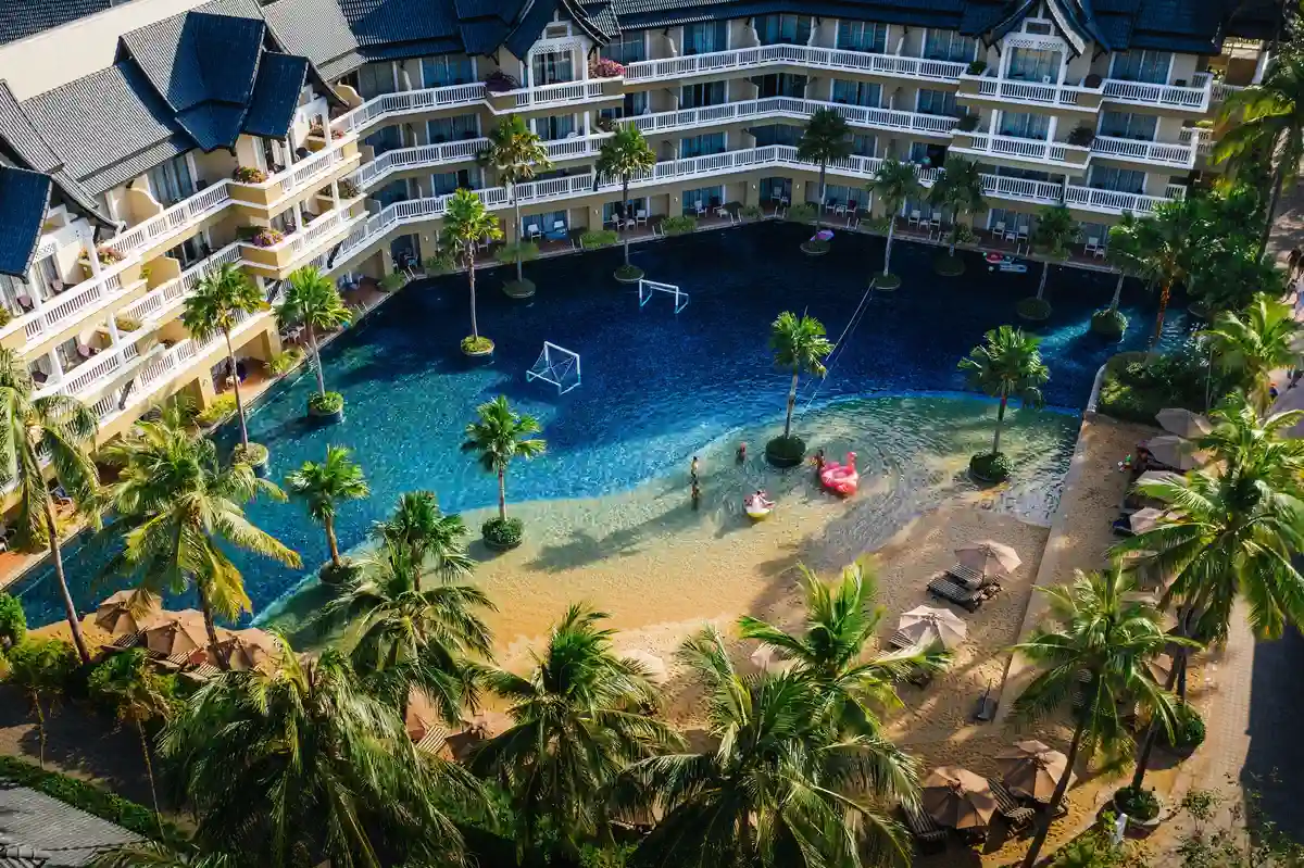 lagoon pool area at Angsana Laguna Phuket family resort