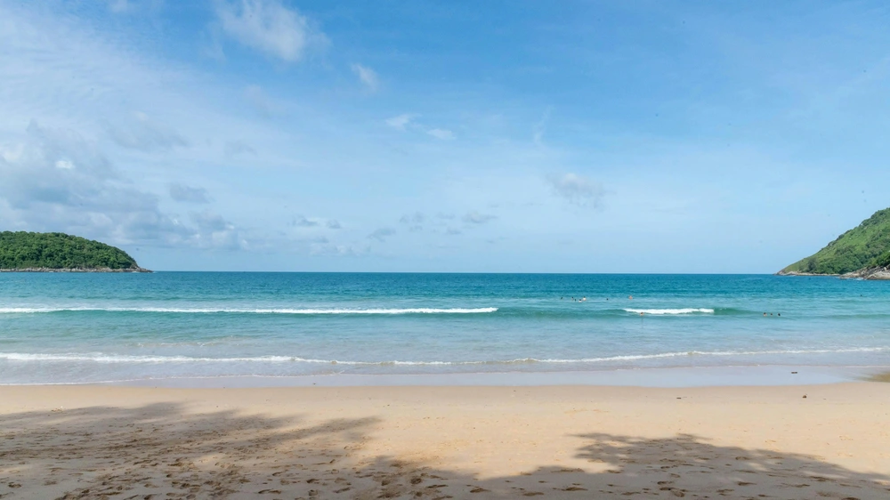 Nai Harn Beach Phuket Thailand sheltered bay suitable for families