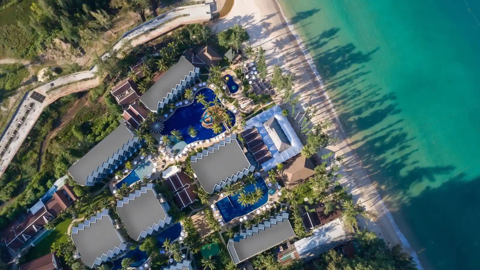 beachfront at Sunwing Bang Tao Beach family hotel Phuket Thailand