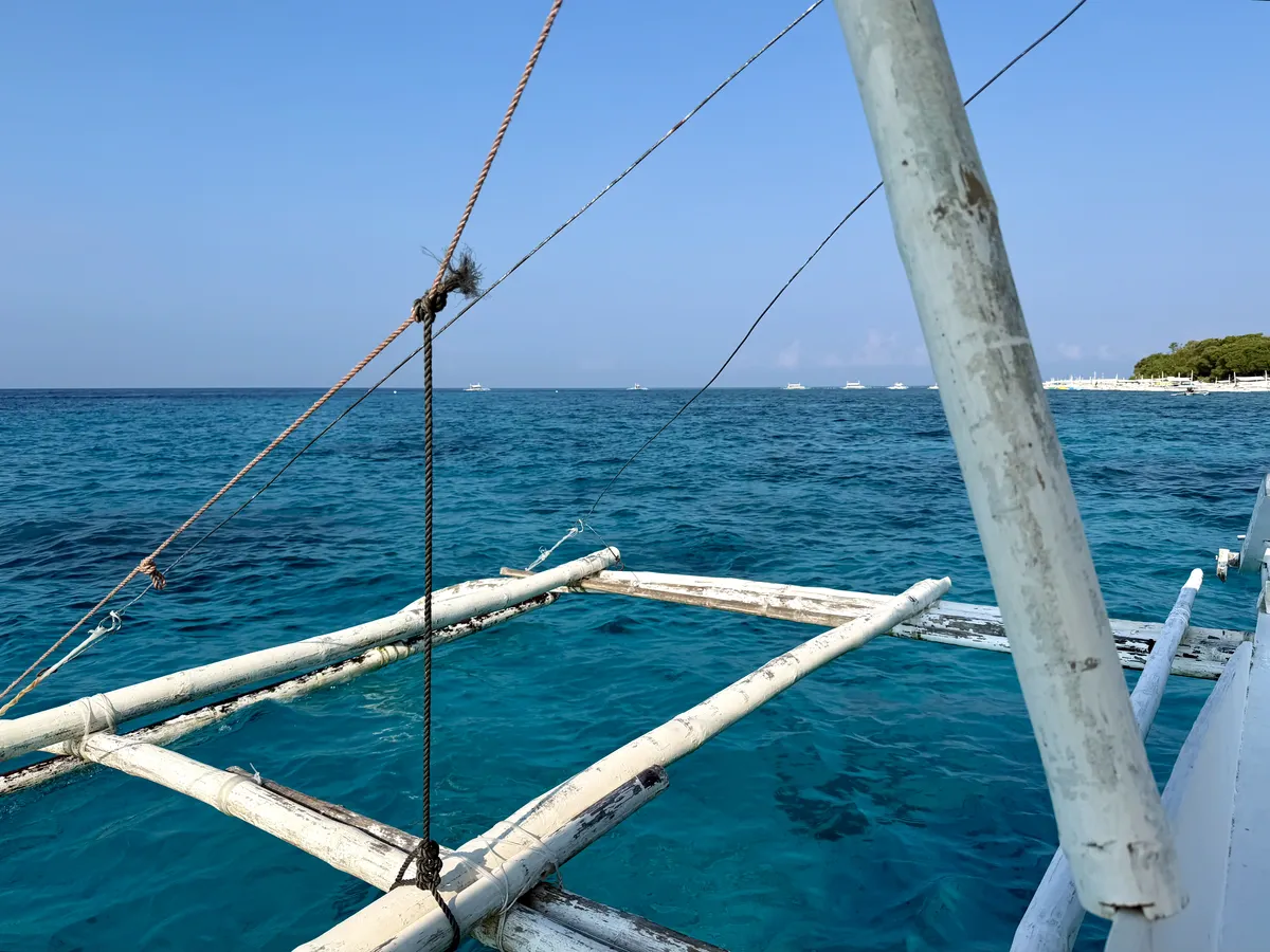 Family island hopping tour in Boracay, Philippines
